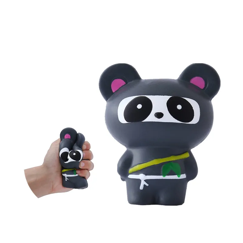 Забавный мультфильм животных ниндзя панда замедлить рост игрушка для снимает стресс беспокойство мягкие Squeeze Игрушка Декор best подарок