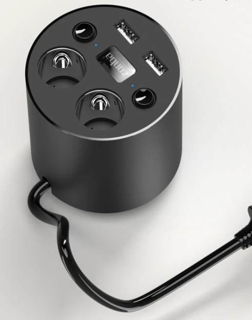 Cup car charger Dual USB car energy cup Multi-function car charger(simplified version)