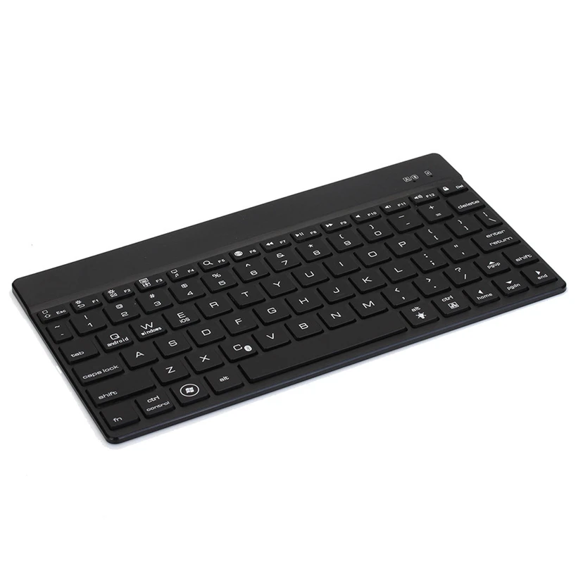 Тонкая беспроводная Bluetooth 3,0 цветная клавиатура с подсветкой J19T для планшета, ноутбука, смартфона, поддержка системы iOS, Windows, Android