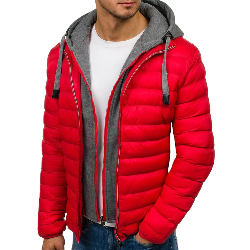 ZOGAA Winter Coat Men Casual Hoodied Bubble Cotton Padding Parka Clothing Winter Jacket Men ZOGAA Winter Coat Men Casual Hoodied Bubble Cotton Padding Parka Clothing Winter Jacket Men