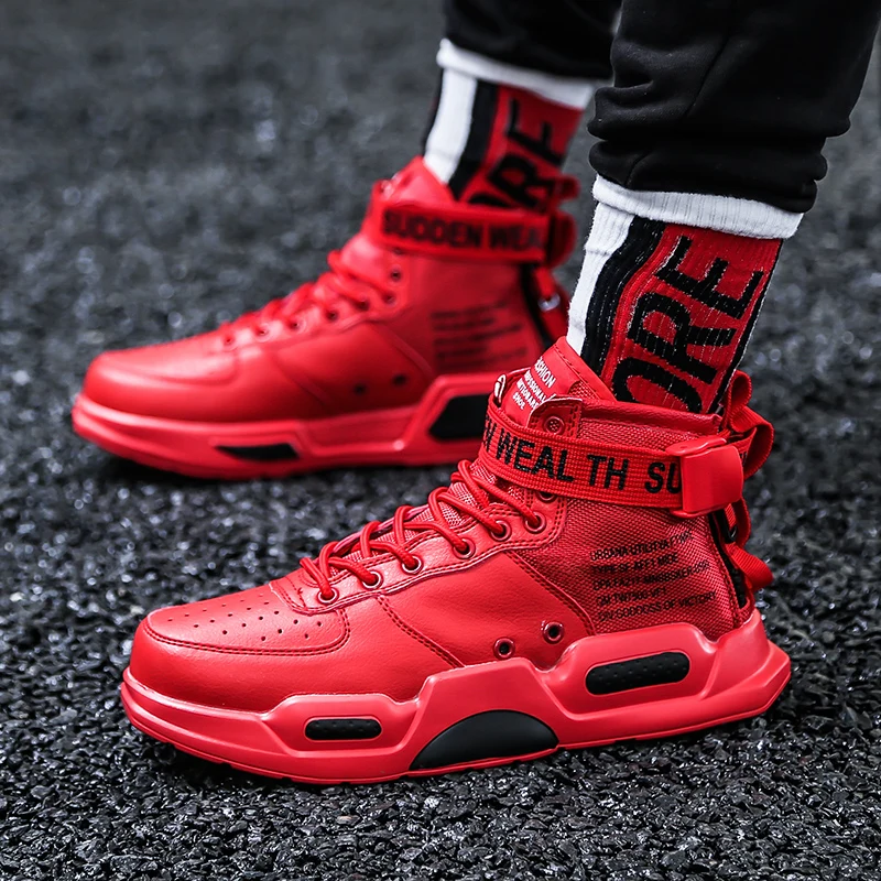 2019 Spring New high top shoes men youth dancing shoes