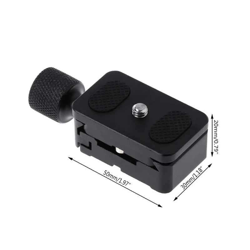 OOTDTY 1/4 Quick Release QR Plate Clamp Adapter Mount 30 мм для камеры штатив шаровой головкой