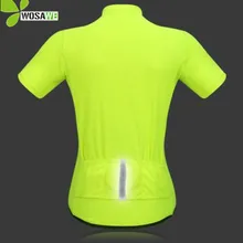 WOSAWE велосипедные майки с коротким рукавом, высокая видимость, светоотражающий Топ для велосипеда, спортивная одежда, дышащая, для шоссейного велосипеда, рубашки для мужчин
