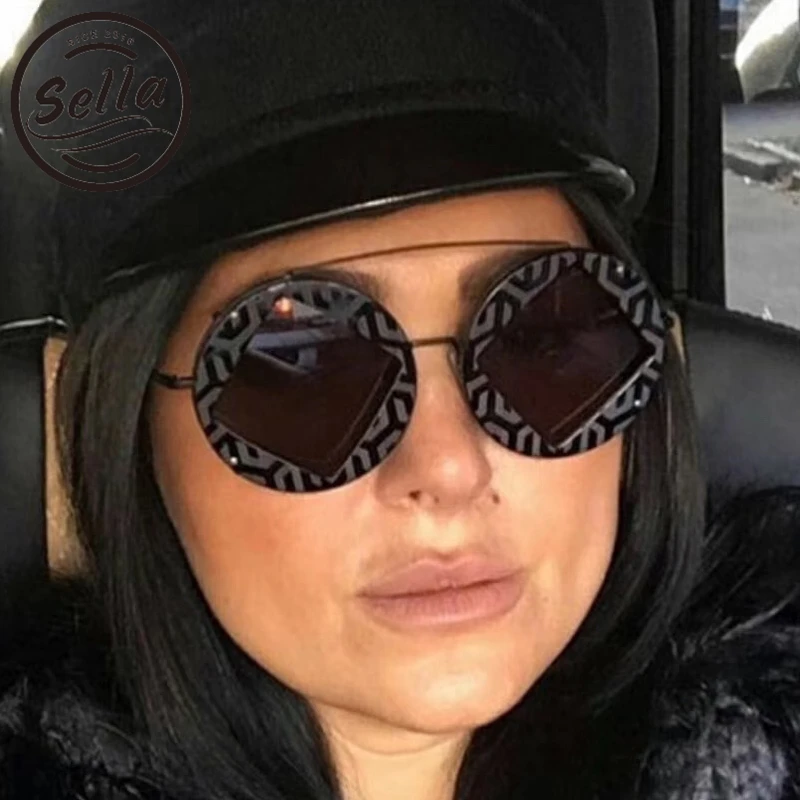 

Sella 2019 New Vintage Trending Women Men Retro Round Sunglasses Brand Designer Fashion Ladies Sun Glasses Shade gafas de sol