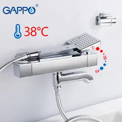 GAPPO смеситель для душа смеситель для ванной комнаты раковина смеситель для душа s термостатический смеситель Водопад ванна кран настенный