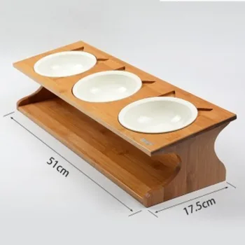 Solid Wood Anti-slip Bowls  2