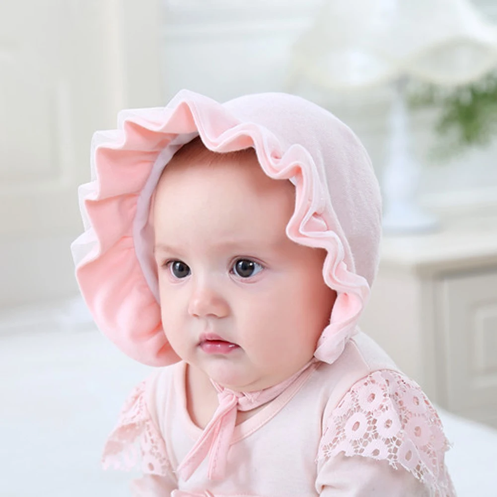 

For Toddler Baby Girl Sun Summer Cap Christening Bonnet Cute Hat