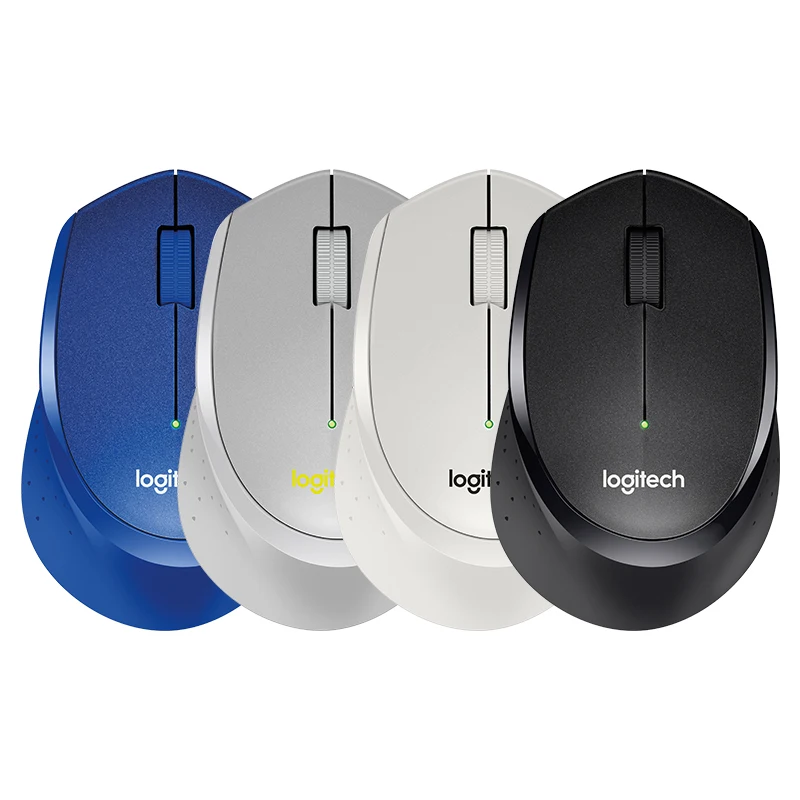 Logitech M330 Wireless Mouse Gaming Computer Genuine Optical Mute Mice Usb Receiver Gamer Mause Laptop PC Upgraded Version | Компьютеры и