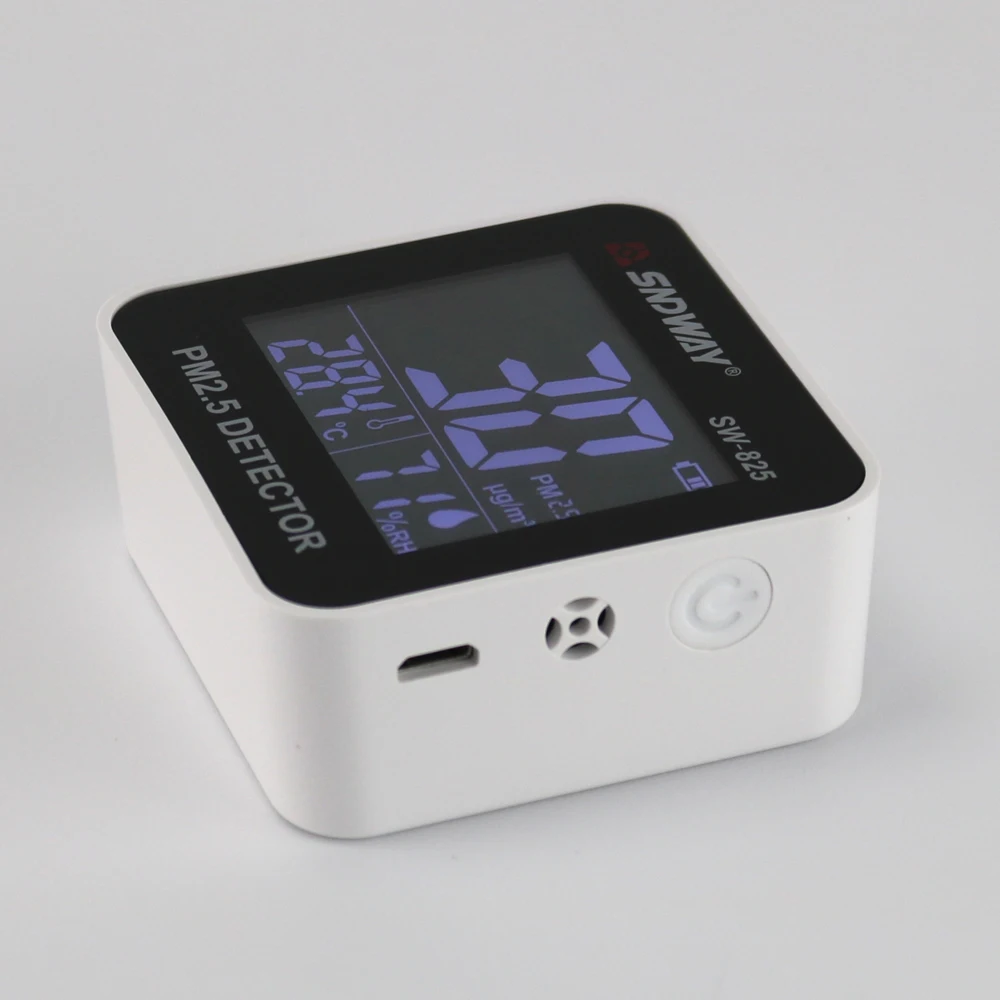 Günstig Digital Air Qualität Monitor Laser PM2.5 Detektor tester Gas monitor Gas analyzer Temperatur feuchtigkeit meter Diagnose werkzeug