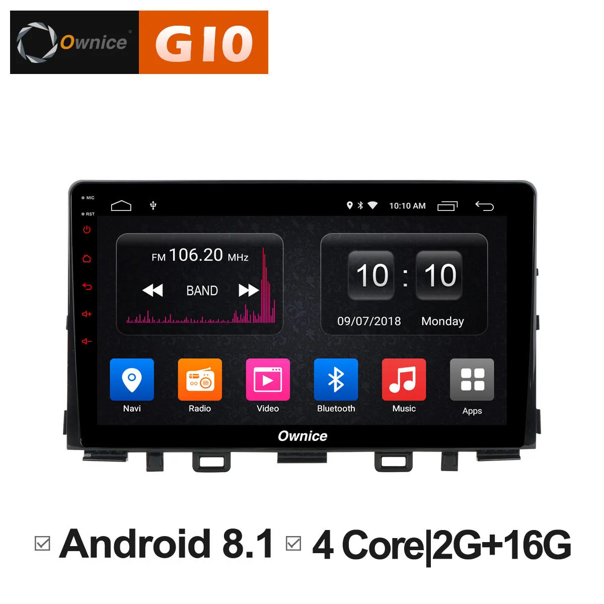 

Android 8.1 Unit Multimedia pc for KIA RIO 2017 2018 Car DVD Player Navigation GPS Radio Support DAB+ Car Play Mirro link TPMS