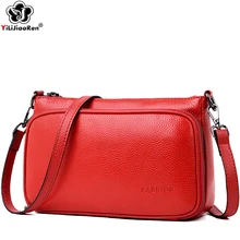 Famous Brand Genuine Leather Women Shoulder Bag Designer Simple Messenger Bags Casual Crossbody Bags for Women 2019 Sac A Main Famous Brand Genuine Leather Women Shoulder Bag Designer Simple Messenger Bags Casual Crossbody Bags for Women 2019 Sac A Main