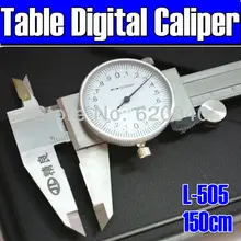 L-505 0-150 мм/" металлический корпус штангенциркуль, штангенциркуль с циферблатом стиль, высокое качество
