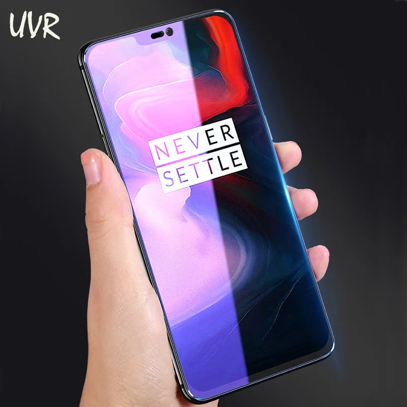 

UVR For Oneplus 6 2.5D Full Cover Anti-blue Matte Frosted Tempered Glass For Oneplus6 One Plus 6 1+ 6 Anti Blue Screen Protector