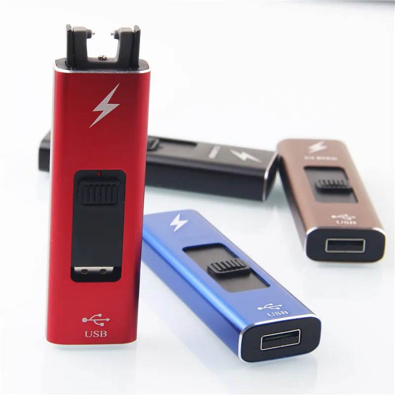 

Yooap USB-Lighter for Cigarette Metal Arc Windproof Safe&Durable Electric Lighter Creative U-disk Shape 2019 Gadgets for Men