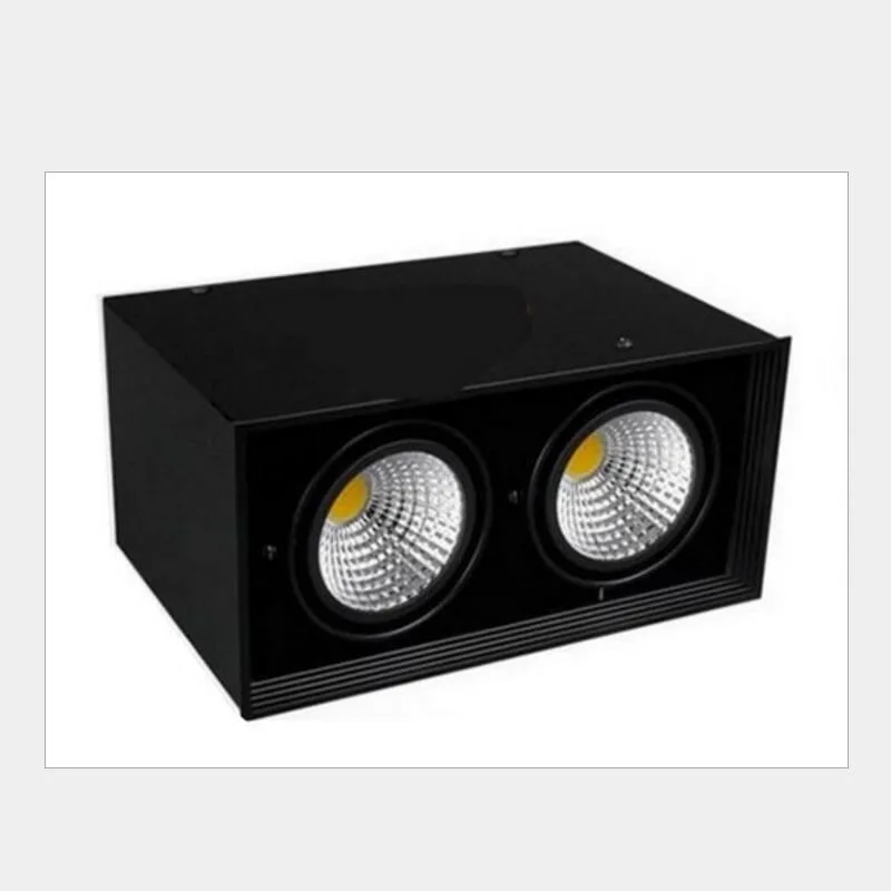 

Dimmable LED surface mounted COB downlight COB ceiling spot lights back drop lights without opening square spot lamp AC110/220V
