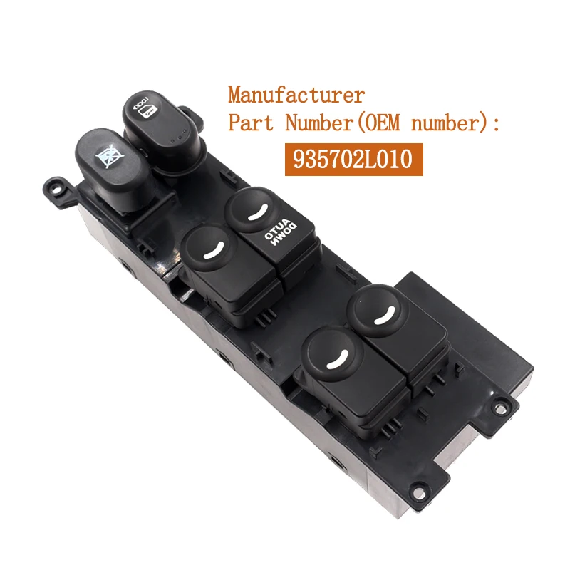

For Hyundai i30 I30cw 2008-2011 Car Window Lifterr switch driver's side Front left control switch 93570-2L010 935702L010