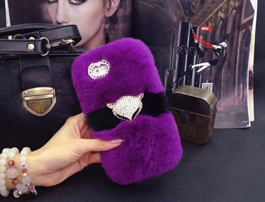 Luxury-Bling-Fox-head-Warm-Soft-Beaver-Rabbit-Fur-Hair-phone-case-for-samsungS3-S4-S5 (5)