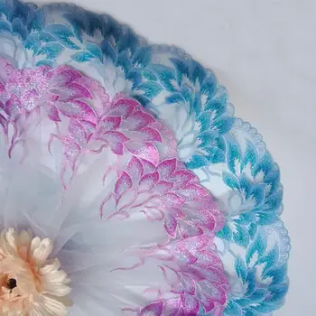 

20Yard 22cm Embroidered Flower Fabric Trim Ribbon For Apparel Sewing DIY Bridal Barbie Doll Dress Window curtains Sofa