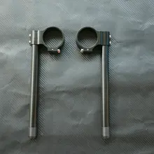 Универсальный мотоциклов Регулируемая 22 мм 7/" ЧПУ 55 мм вилка труба стояка клип на Ons Clipon Ручка Bar Рули GP Гонки Черный