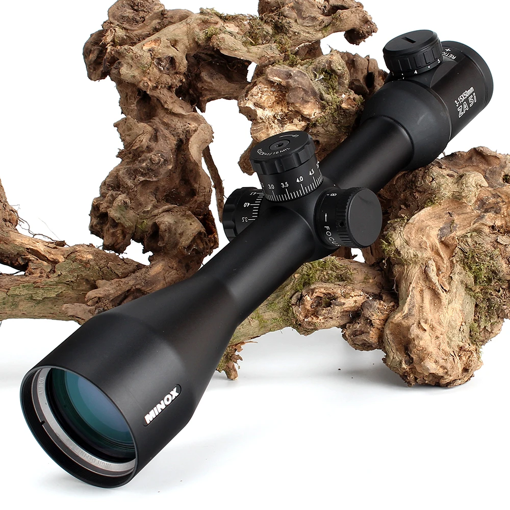 MINOX ZA 5i HD 3-15x50 SF Hunting Riflescopes Illuminated Glass Etched Reticle Side Parallax Turrets Lock Reset Shooting Scope (6)