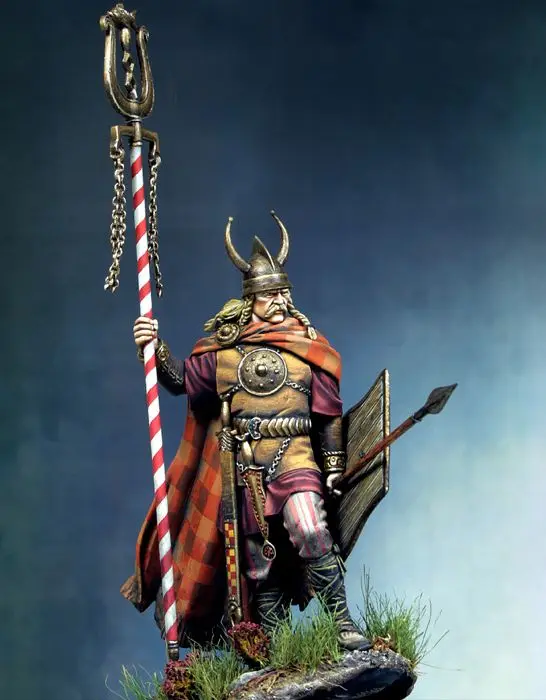 Figura De Soldado Romano 1/10 En Resina - Kit Sin Pintar Ni Montar Para Coleccionistas