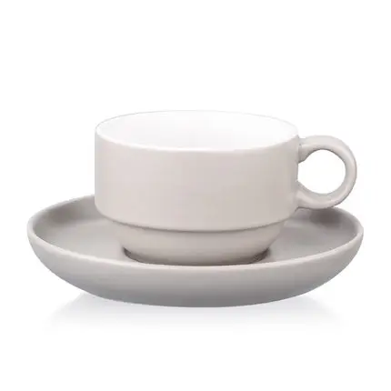 

Handmade coffee cup ceramic with saucer spoon European afternoon tea red teacups Creative simple Cappuccino latte mugs