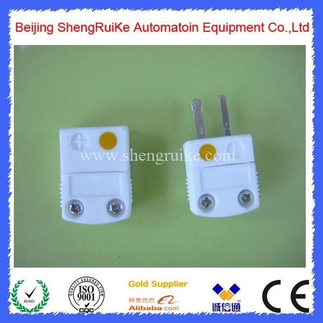 

K Temperature Mini Ceramic Thermocouple Connector -50-1000C