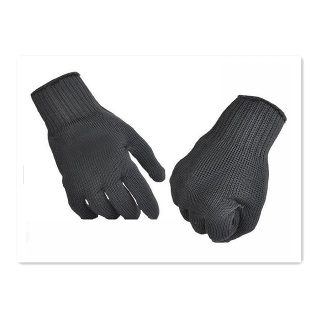 Guantes anticorte de policía, guantes de trabajo de seguridad, color gris y  negro, Nivel 5, resistentes a Cortes - AliExpress