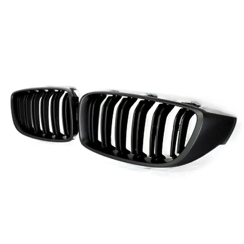 1 пара F32 F33 F36 F80 M3 F82 F83 ABS передняя решетка радиатора для BMW 4 Серия матовый черный