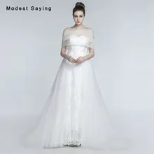 Sexy White Ball Gown Sweetheart Lace Wedding Dresses 2017 with Boleros Formal Women Bridal Gowns vestido de noiva Custom Made