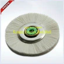 Ювелирные инструменты шерсть белой козы кисть для полировки ювелирных изделий полировщик мини-кисточка для ювелирных изделий 144 шт./кор. отверстие 2,35