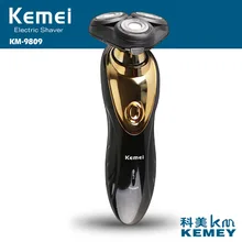 Kemei электробритва для мужчин станок для бритья Триммер для волос перезаряжаемый 3D плавающая головка Бритва для бороды электрическая бритва