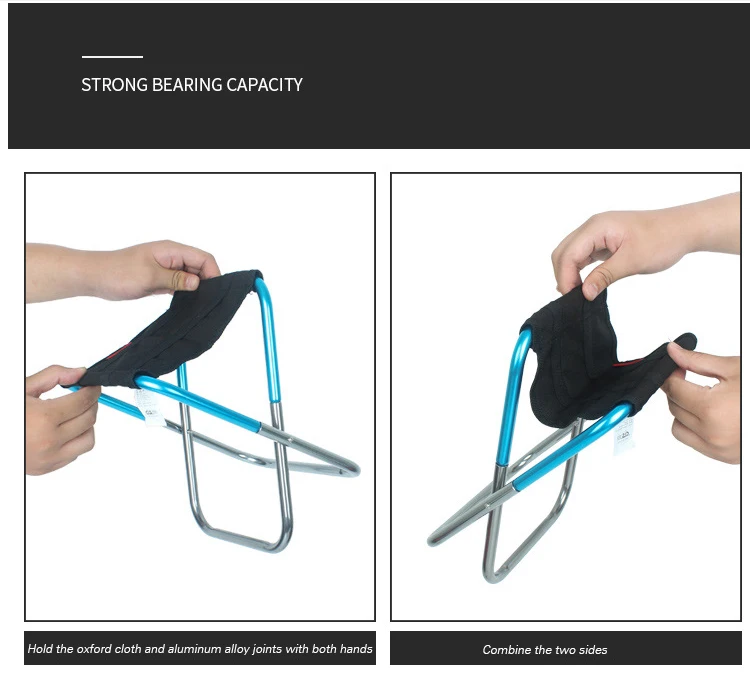 Портативный алюминиевый складной стул сиденье Открытый Рыбалка Кемпинг Пикник Мягкий Открытый складной стул рыбалка