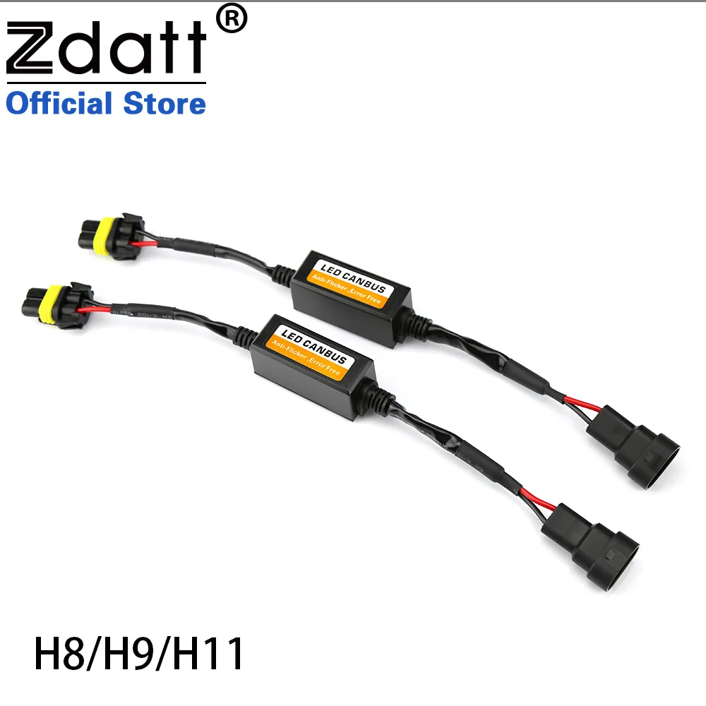 Светодиодный декодер Zdatt H4 H7 H11 подавление сигналов CAN шины 9005 9006 анти EMC без ошибок