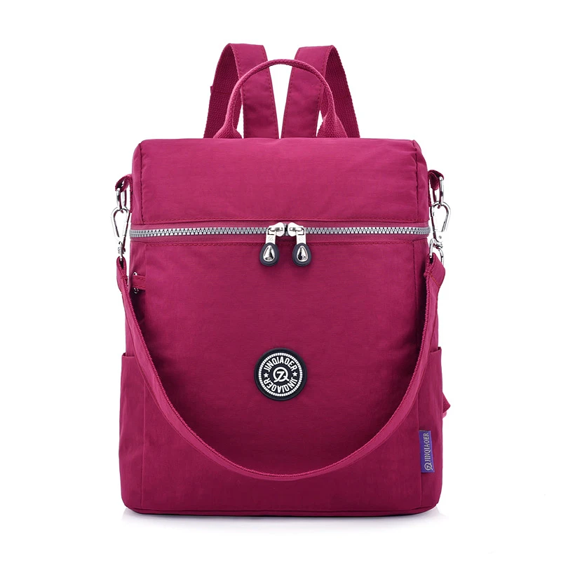Small Schoolbags for Teenage Girls Mochila Feminine Backpacks Female Solid Nylon Casual Bagpack Women Travel Shoulder