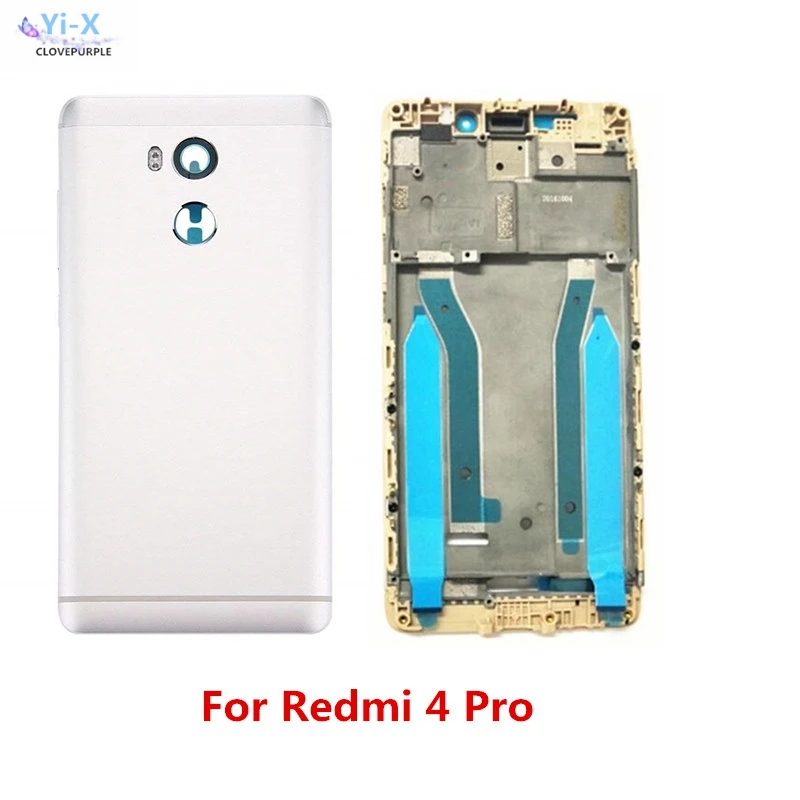 Задняя крышка батарейного отсека для Xiaomi Redmi 4 Pro Prime средняя пластина поддержка