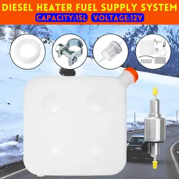 

Car Heater Diesel Air Heater Accessories 15L Tank 12V Fuel Pump System 4 Tank Hole For Diesel Air Heater Parts Replacement Set