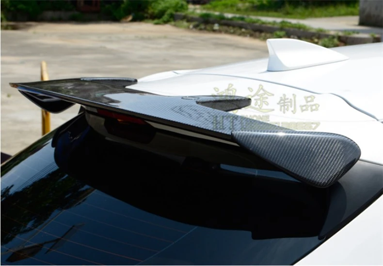 Автомобильный спойлер для Mazda 3 AXELA хэтчбек углеродное волокно ABS смолы Спойлеры высокое качество автомобильные аксессуары