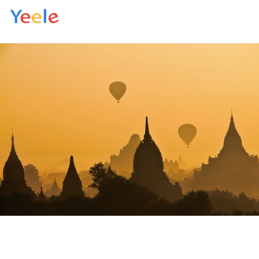 Фотофон Yeele с воздушным шаром строительный гранж персонализированные