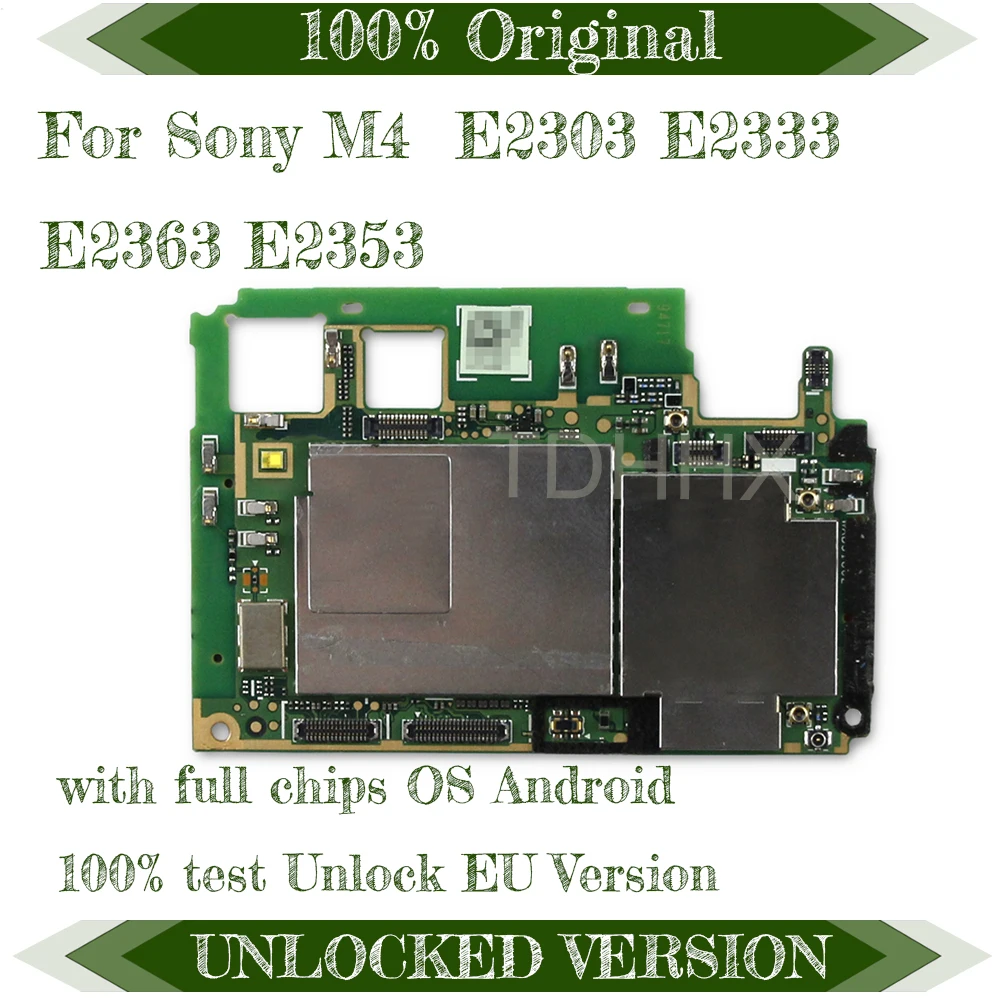 Версия ЕС протестированная пластина разблокирована для sony Xperia M4 Aqua E2303 E2333 E2363 E2353 материнская плата с полным чипом