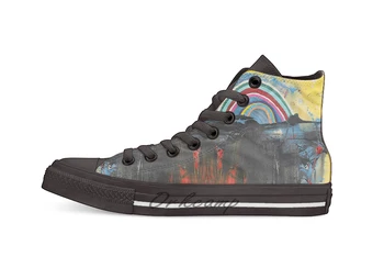 

I'm New Here Novelty Design Casual Canvas Shoes Custom shoes Drop Shipping