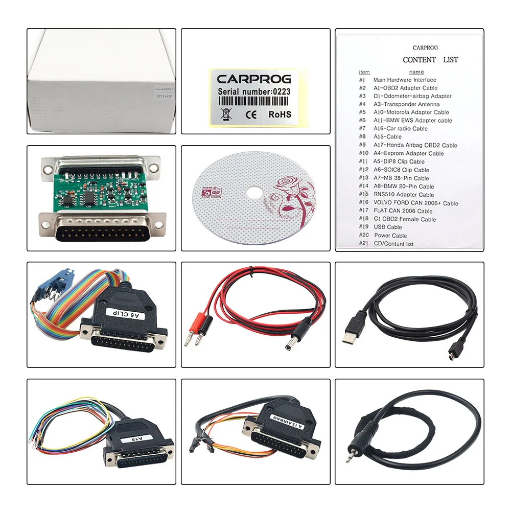 Онлайн версия Carprog V8.21 Автомобильная прошивка prog 8,21 V9.31 ECU чип инструмент для подушки безопасности/ECU/Dash/Immo/Радио Полный комплект с 21