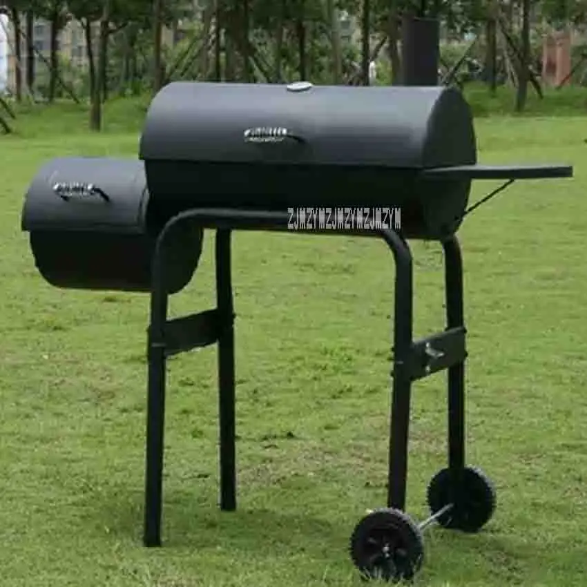 Новое поступление открытый домашний садовый гриль для барбекю BBQ8001B вилла отель толще Портативный Большой барбекю гриль для 5-7 человек