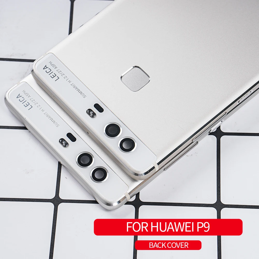 OTMIL Задняя стеклянная задняя крышка для HUAWEI P9 задняя крышка Корпус задняя батарея корпус+ Боковая кнопка+ объектив P9 P 9 Замена