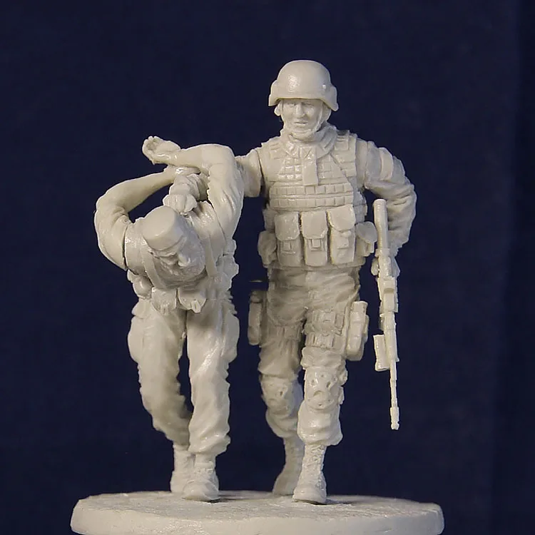 1/35 весы Неокрашенная полимерная фигура современный полицейский фsb spetsnaz и теракт