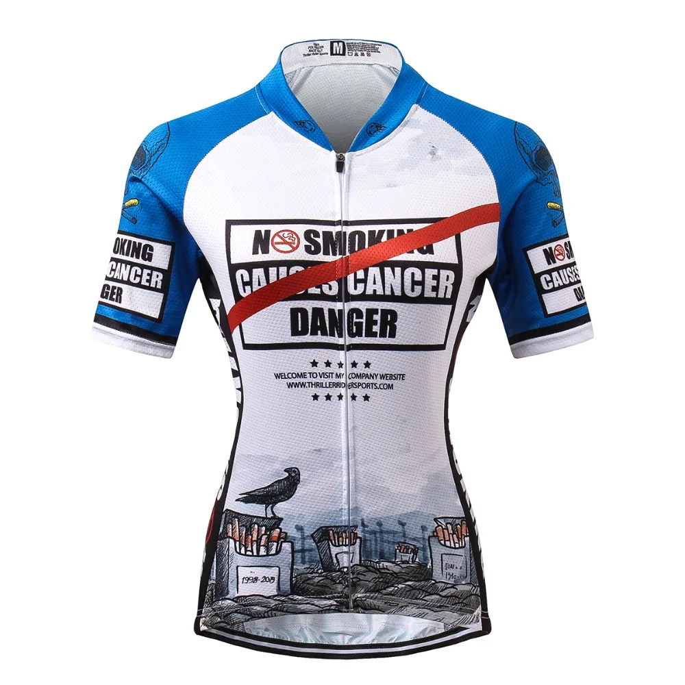 

THRILLER RIDER SPORTS TRS-W0081 Womens Cycling Jersey Cycling Clothing Bike Shirt Size S to 5XL