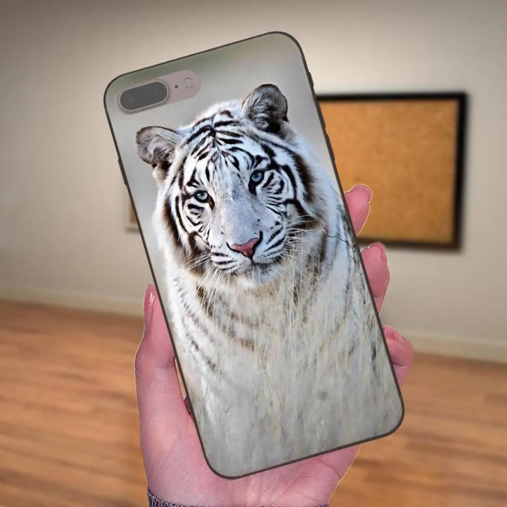Яркий животный белый тигр для Galaxy C5 C7 J1 J2 J3 J330 J5 J6 J7 J730 2017 Ace Core Duo Max Mini Plus Prime