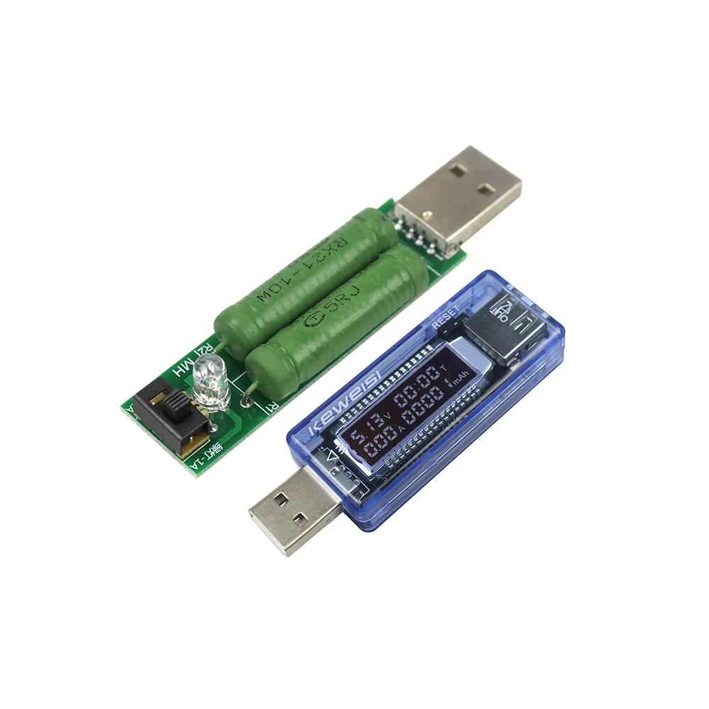 

USB Current and Voltage Charger Capacity Tester USB Charger Doctor Power Meter Text Voltmeter Include the Load Resistance