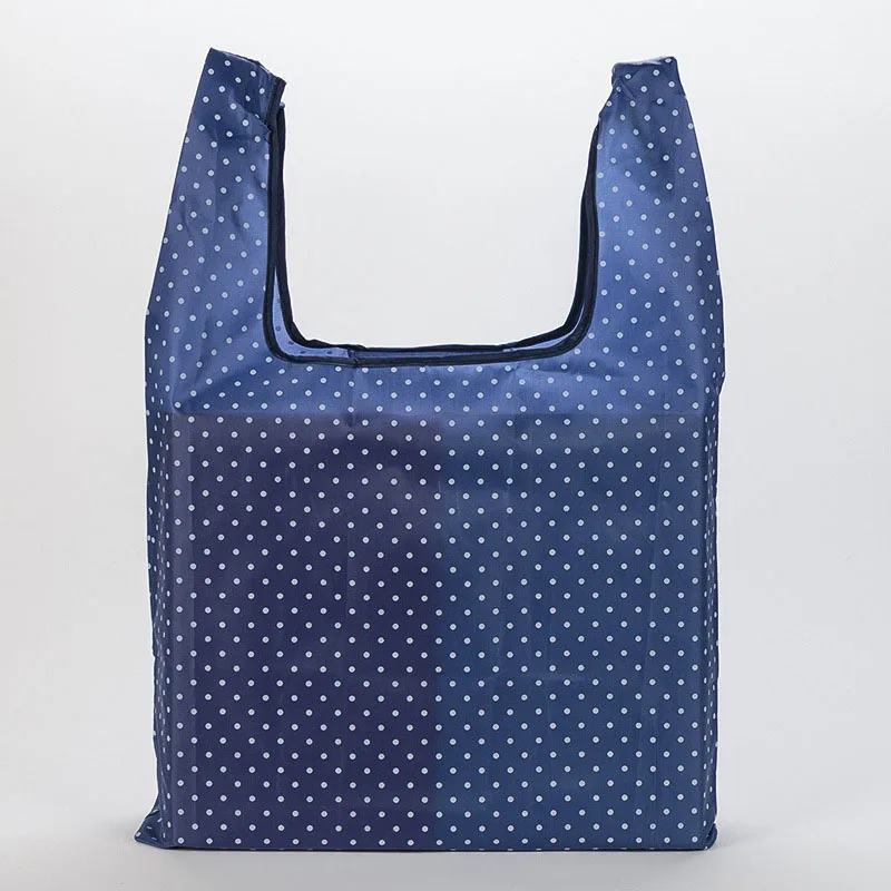 6 Style Foldable Reusable Shopping Tote Bag Folding Pouch Handbags Convenient Large-capacity Folding Shopping Bag bolsas de tela (8)