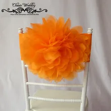 Оранжевая фигурка скамейки группа Роскошная фигурка скамейки крышка Цветочная рама стула